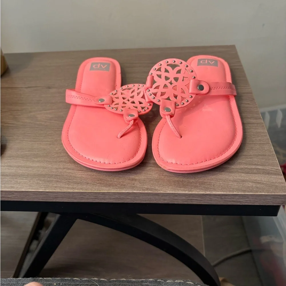 Dolce Vita Kids Tie-Dye Sandals with White Accents